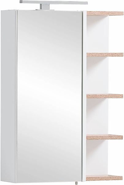 welltime Spiegelschrank "Balto, Breite 49 cm" Mit LED-Beleuchtung, Regal be günstig online kaufen