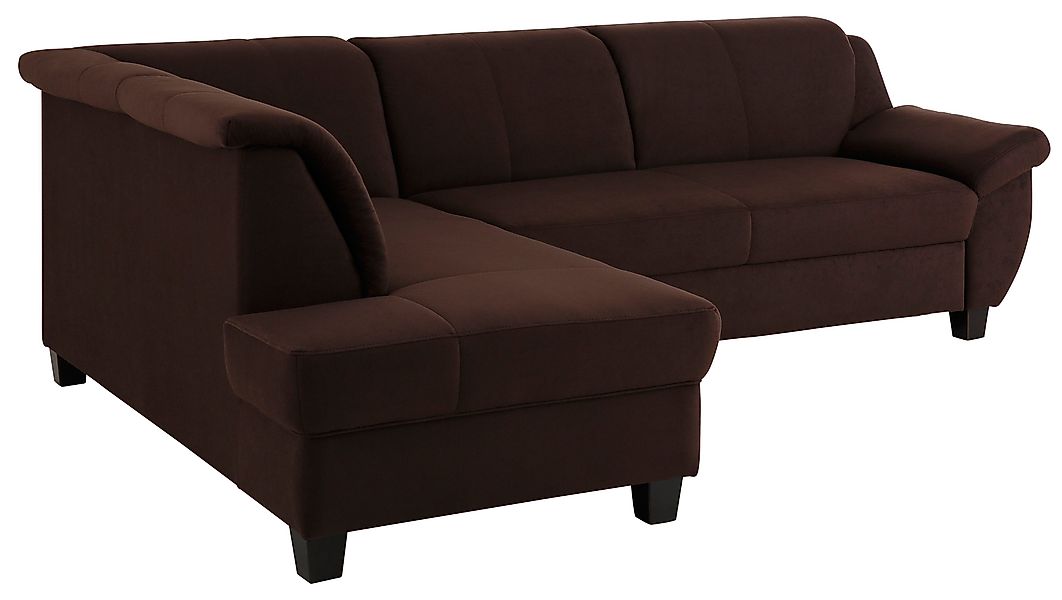 Home affaire Ecksofa »Yesterday zeitlos und elegant, bequeme Armlehnen, L-F günstig online kaufen