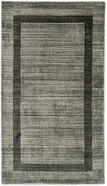morgenland Wollteppich »Vintage Teppich handgeknüpft schwarz«, rechteckig, günstig online kaufen