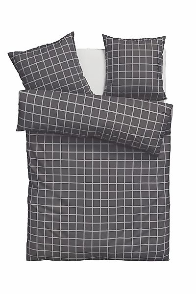 OTTO home Bettwäsche "Eemil" 2 Stk. tlg. karierte Bettwäsche aus Baumwolle günstig online kaufen