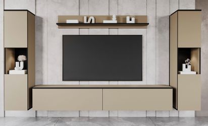 INOSIGN Wohnwand PARIS, Vitrine Türanschlag links/rechts günstig online kaufen