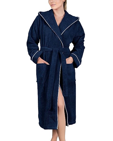 Laynenburg Damenbademantel Bademantel Damen Frottee Kapuze Baumwolle, 120, günstig online kaufen