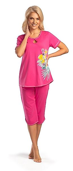 Consult-Tex Capri-Pyjama DF474 Damen Capri Bermuda Pyjama, Schlafanzug (Spa günstig online kaufen