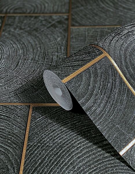 Marburg Vliestapete, Holz, natürlich, schimmernd, (1 günstig online kaufen