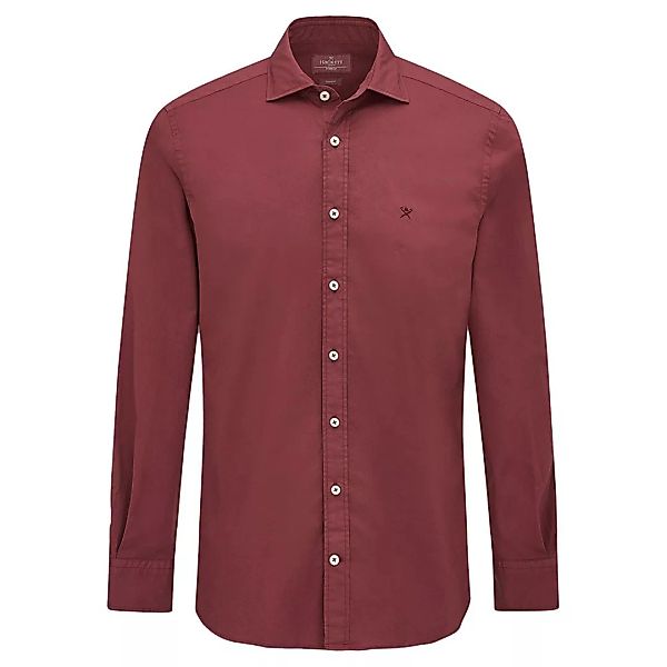 Hackett Gmt Dyed Stretch Pop Langarm Hemd L Rose günstig online kaufen