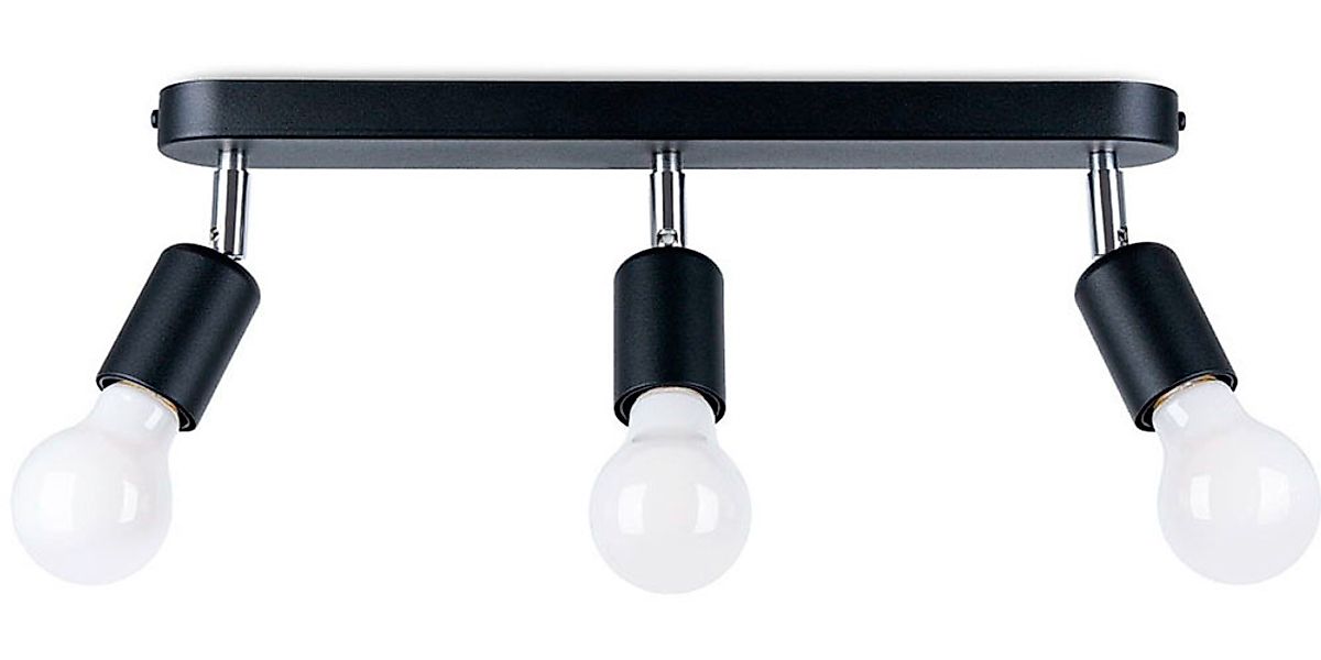 SOLLUX lighting Deckenleuchte »FORNES«, 3 flammig, Leuchtmittel E27   ohne günstig online kaufen