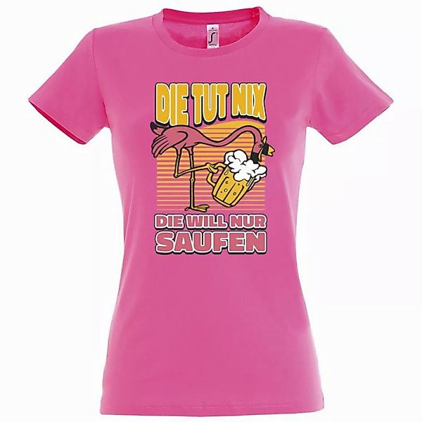 Youth Designz T-Shirt "Die Tut Nix, Die Will Nur Saufen" Damen Shirt mit tr günstig online kaufen