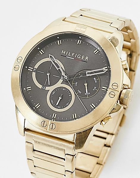 Tommy Hilfiger – Chronographen-Armbanduhr für Herren in Gold, 1791891-Goldf günstig online kaufen