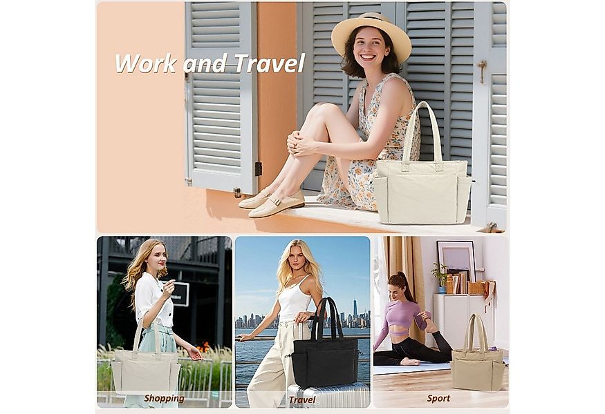 TAN.TOMI Umhängetasche Handtasche gesteppte Tragetasche Messenger Laptop Ta günstig online kaufen