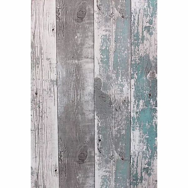 Topchic Tapete Wooden Planks Dunkelgrau Und Blau günstig online kaufen