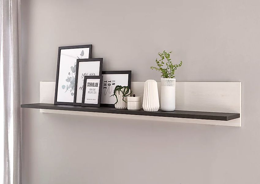 Home affaire Wandregal "SHERWOOD", in modernem Holz Dekor, Breite 160 cm günstig online kaufen