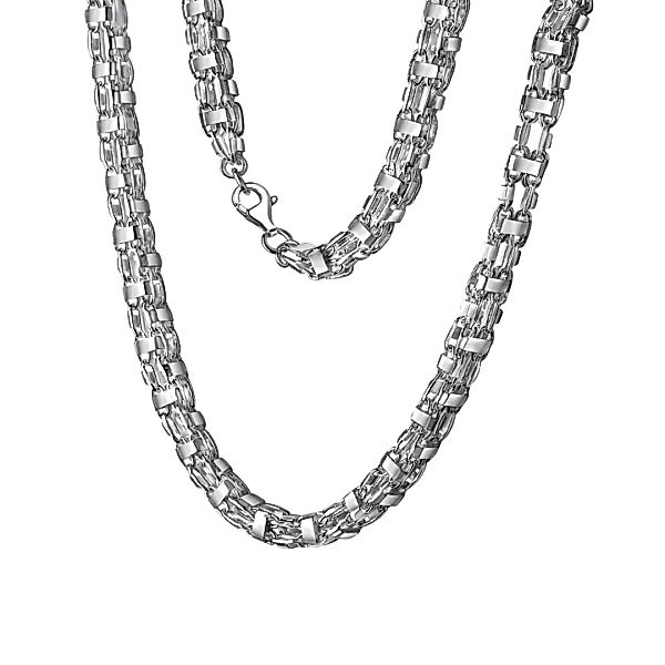 Vivance Collierkettchen "925/- Sterling Silber weiß Käfigkette 50 cm" günstig online kaufen