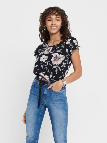 ONLY Blusenshirt (1-tlg) ONLVIC S/S AOP günstig online kaufen