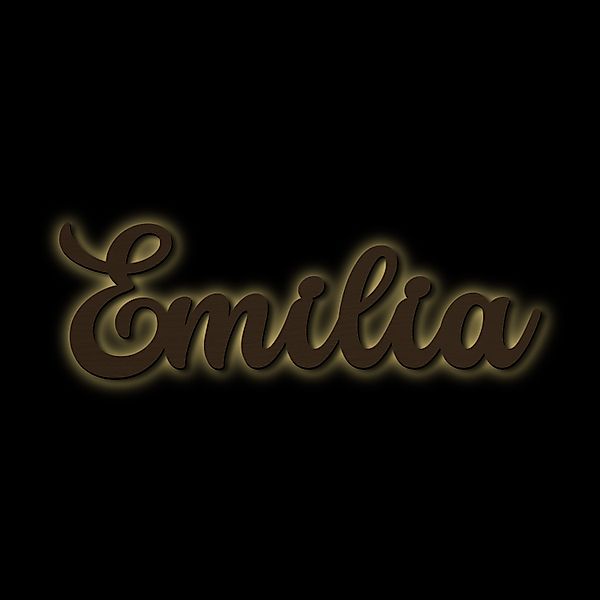 Namofactur LED Dekolicht Name Emilia Deko günstig online kaufen