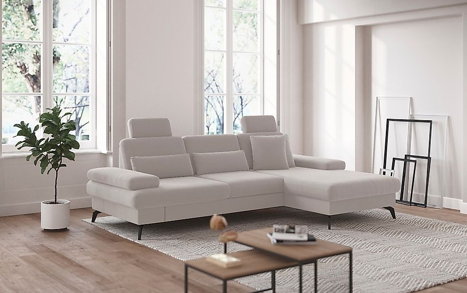 sit&more Ecksofa »Morris L-Form, inkl. Sitztiefenverstellung« wahlweise mit günstig online kaufen