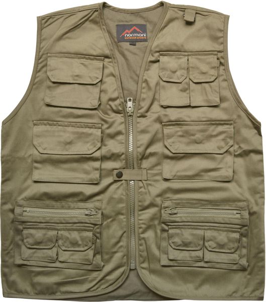 normani Funktionsweste Herren Outdoor-Weste Acacia Safariweste günstig online kaufen