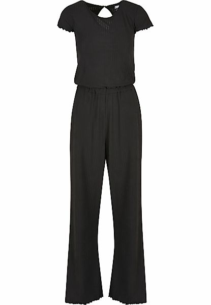 URBAN CLASSICS Jumpsuit "Urban Classics Damen Ladies Rib Wid Leg Jumpsuit" günstig online kaufen