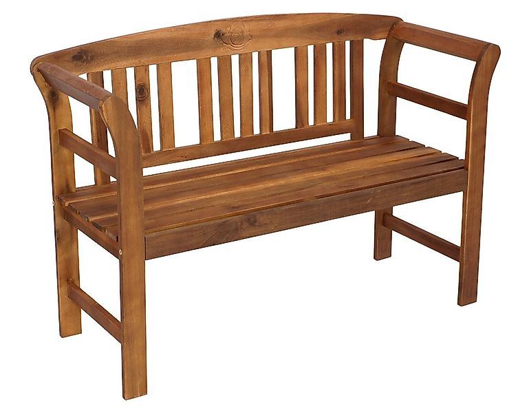 DEGAMO Gartenbank ROSARIO (1-St), 2-sitzer 120cm, Akazie geölt, Landhaus-Op günstig online kaufen