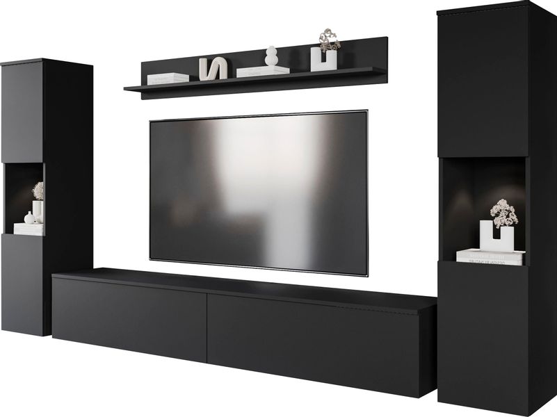 INOSIGN Wohnwand PARIS, Vitrine Türanschlag links/rechts günstig online kaufen