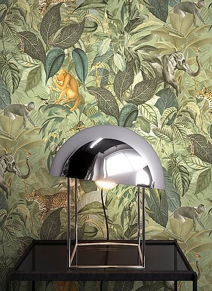 Newroom Vliestapete Zoya Tapete Dschungeltapete Dschungel,Blätter,Monstera, günstig online kaufen