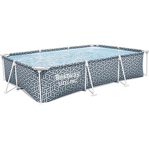 Bestway Steel Pro Frame Pool Blattform-Design 300 cm x 201 cm x 66 cm günstig online kaufen