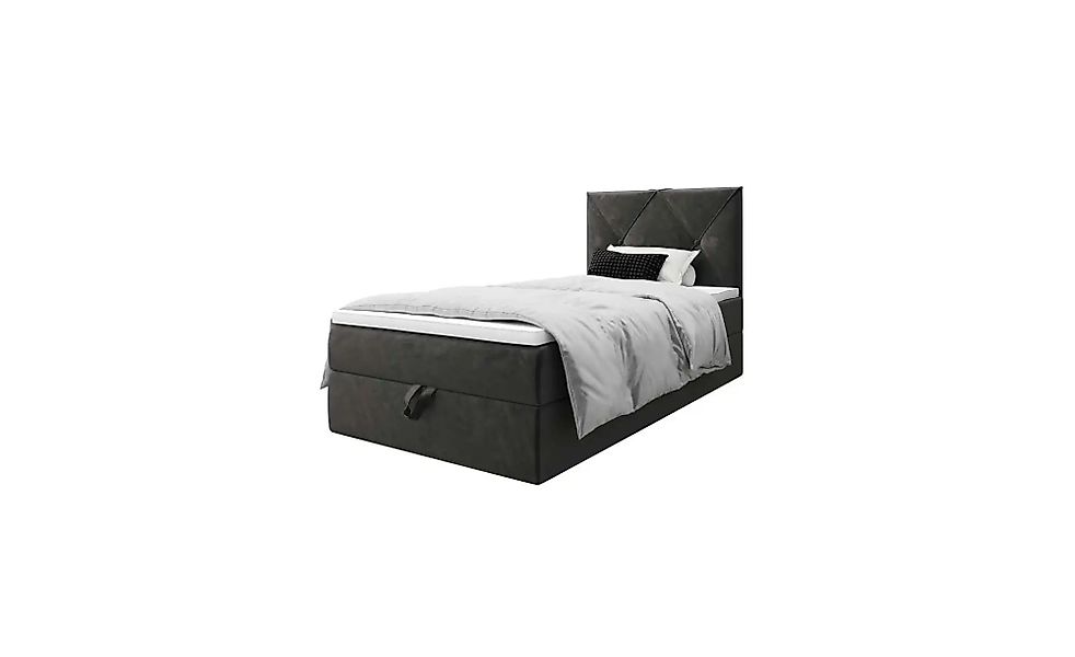Boxbett mit Stauraum Altea ¦ grau ¦ Maße (cm): B: 100 H: 102 Betten > Komfo günstig online kaufen