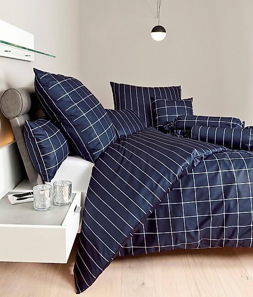 Janine Wendebettwäsche "modernclassic 39025" 2 Stk. mit Reißverschluss, 100 günstig online kaufen