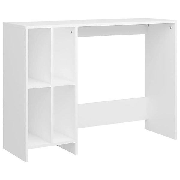 vidaXL Computertisch Weiß 102,5x35x75 cm Holzwerkstoff 808341 günstig online kaufen