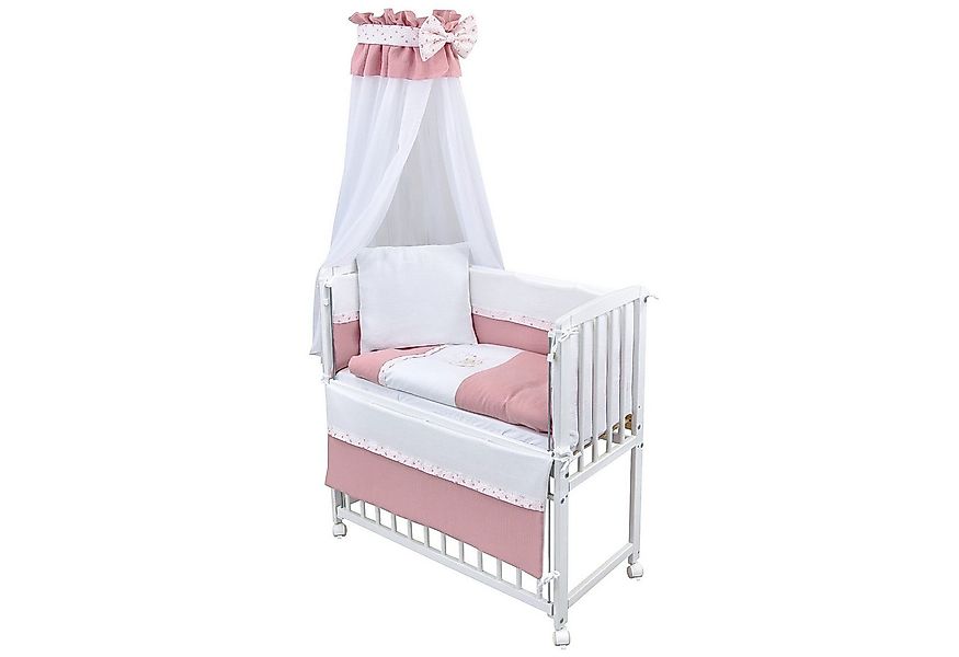 Baby-Delux Beistellbett Babybett verschiedene Designs, Stillbett 90x40 weiß günstig online kaufen