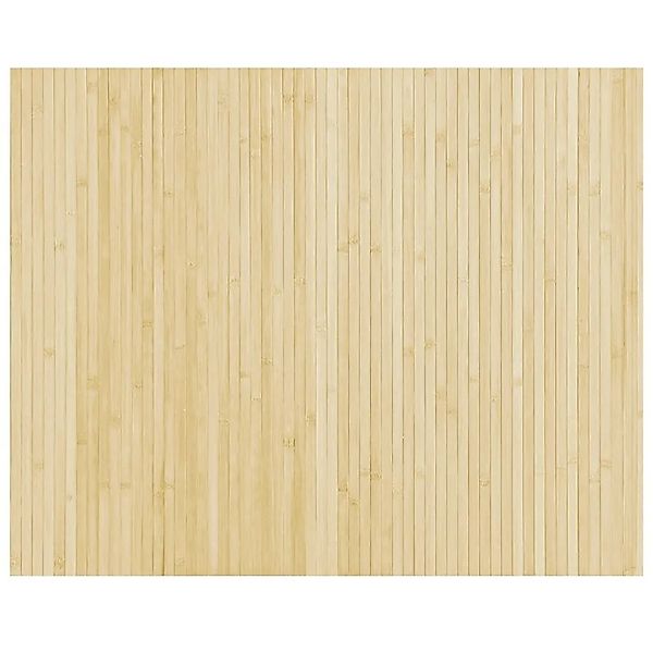 vidaXL Teppich Rechteckig Hell Natur 80x100 cm Bambus 376771 günstig online kaufen