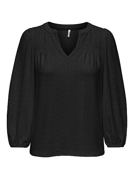 ONLY Blusenshirt ONLSANDRA 3/4 SPLIT TOP JRS günstig online kaufen