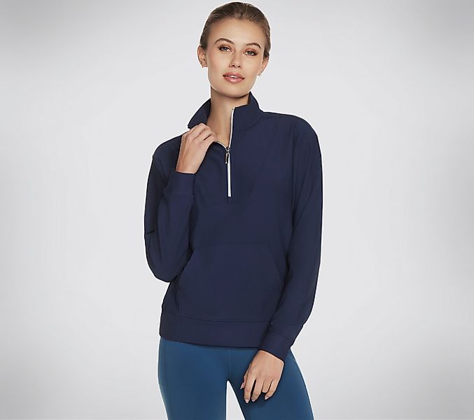 Skechers Rollkragenpullover GOLUXE RIB 1/4 ZIP günstig online kaufen