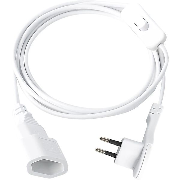 Euro-Zuleitung 2 m Weiß günstig online kaufen