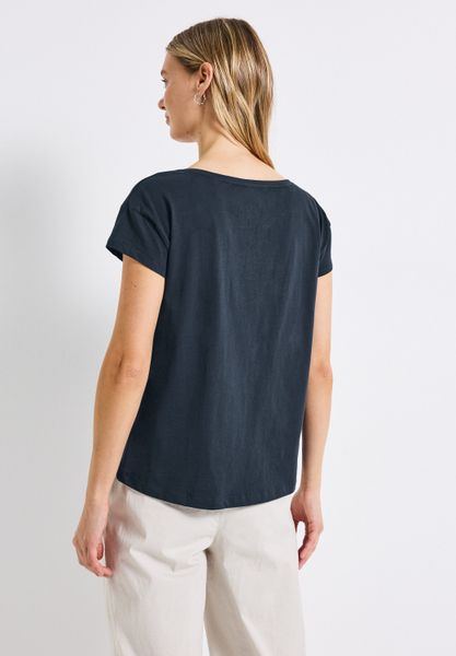 STREET ONE T-Shirt aus reiner Baumwolle günstig online kaufen