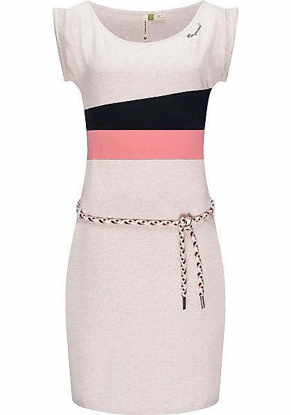 Ragwear Sommerkleid "Taraya Organic", Damen Kleid mit Bindeband und Eingrif günstig online kaufen
