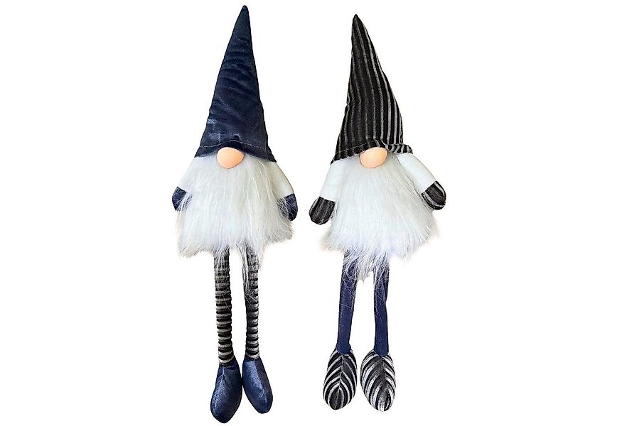 Online-Fuchs Kantenhocker 2 süße Weihnachtswichtel Figuren mit samtiger Zip günstig online kaufen