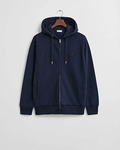 Gant Kapuzensweatjacke "TONAL SHIELD FULL ZIP" Sweatjacke, regular fit günstig online kaufen