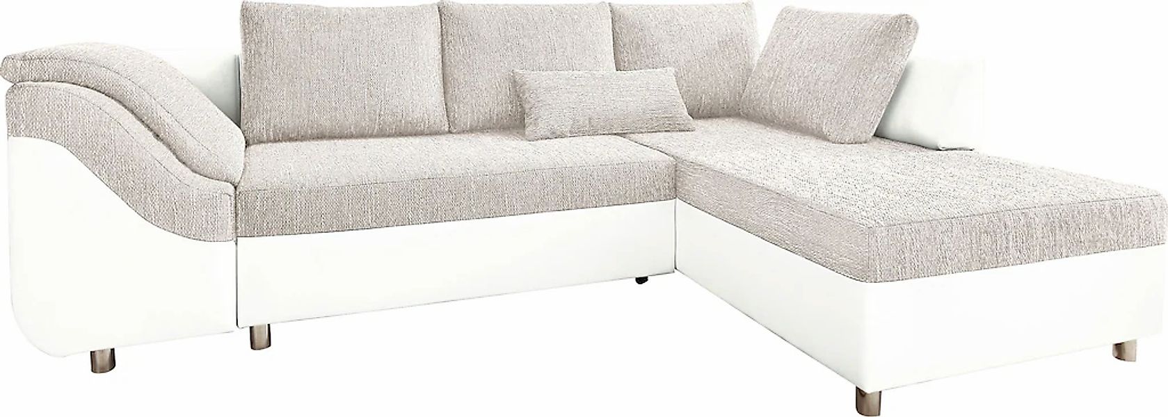 COLLECTION AB Ecksofa »Sally L-Form« mit und ohne Bettfunktion, inklusive l günstig online kaufen