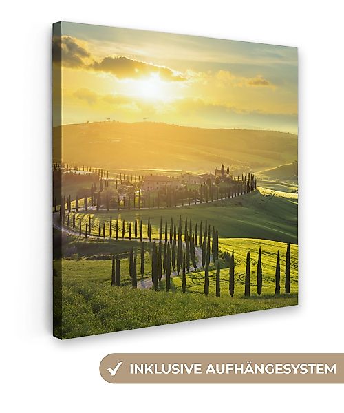 OneMillionCanvasses® Leinwandbild Toskana - Sonne - günstig online kaufen