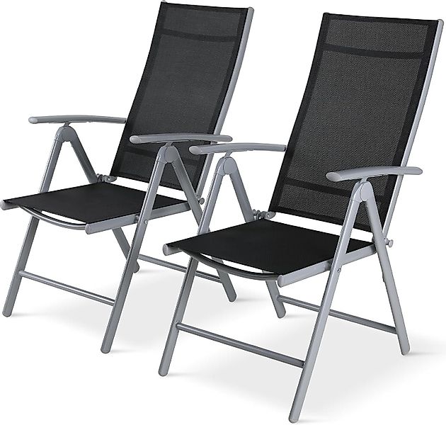 TLGREEN Gartenstuhl Hochlehner, 2/4er Set Balkonstuhl,Klappstuhl,Campingstü günstig online kaufen