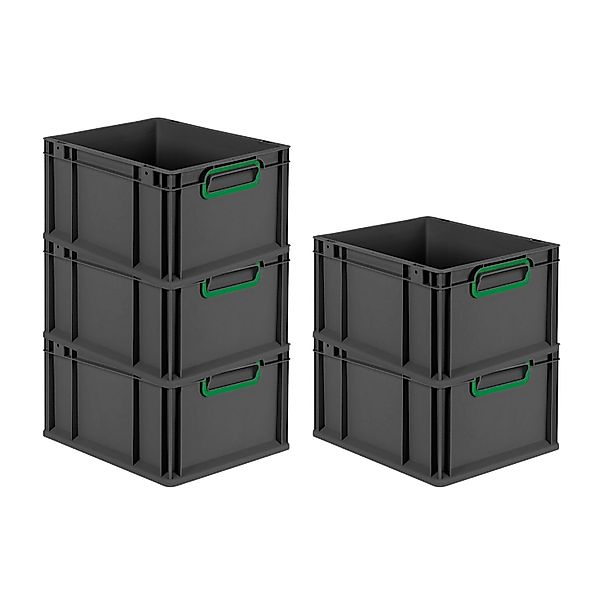 PROREGAL SparSet 5x Eurobox Nextgen Color HxBxT 22x30x40cm 20 Liter Griffe günstig online kaufen