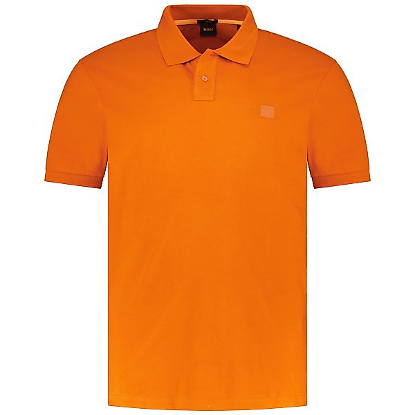 BOSS Poloshirt mit Biobaumwolle Farbe orange Größe: 6XL günstig online kaufen