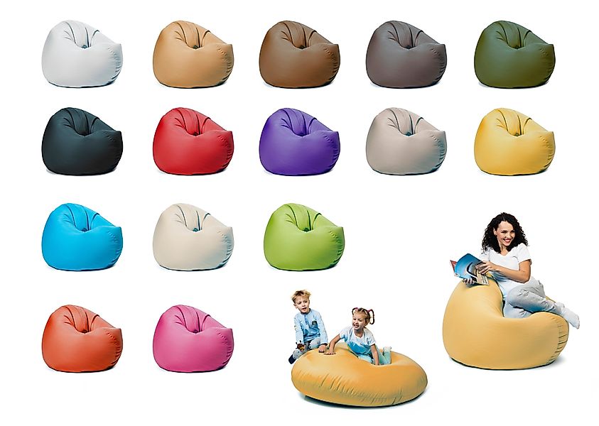 sunnypillow Sitzsack mit Styropor Füllung Outdoor günstig online kaufen
