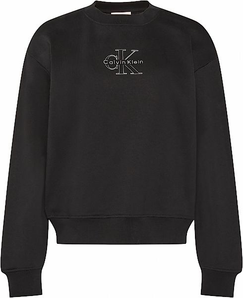 Calvin Klein Jeans Sweatshirt "FOIL CREW SWEATSHIRT", Regular fit mit Rundh günstig online kaufen