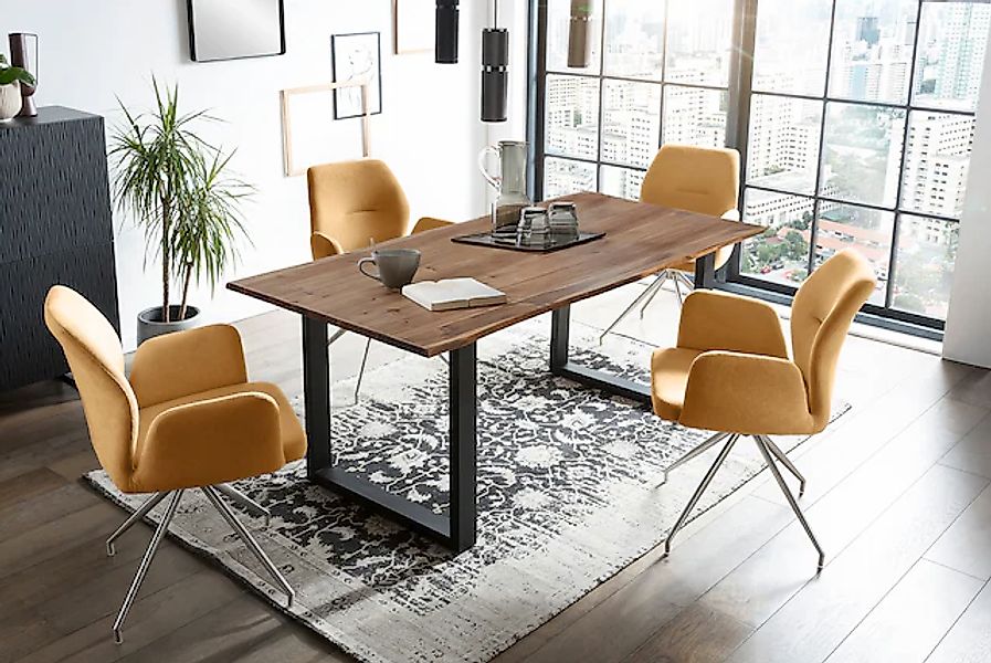SalesFever Essgruppe "Stilvolle Essgruppe" Set, 5 Stk. tlg. Tischplatte beh günstig online kaufen