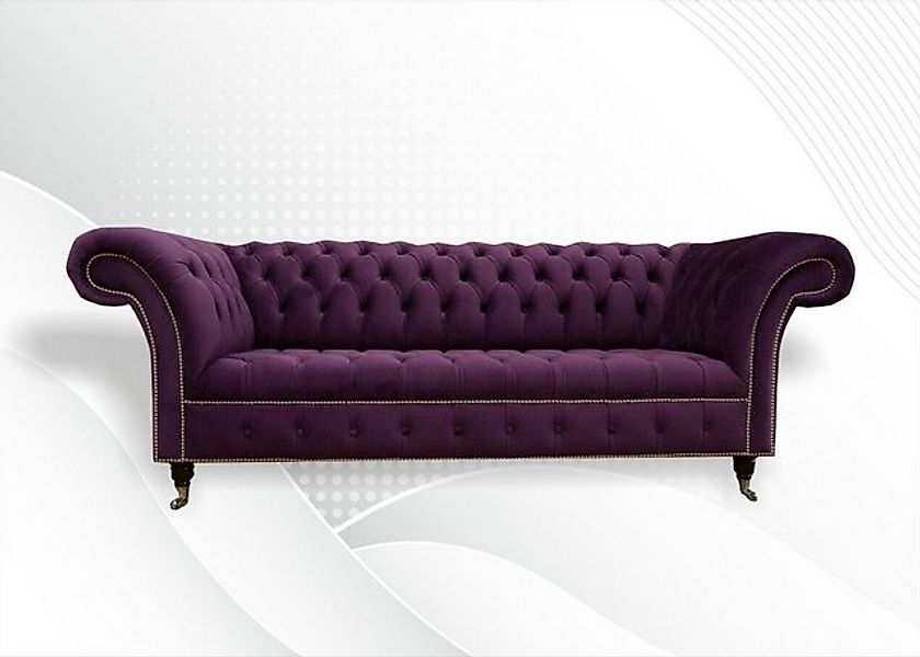 Xlmoebel 3-Sitzer Großes Sofa für drei Personen Chesterfield Polsterung Sit günstig online kaufen