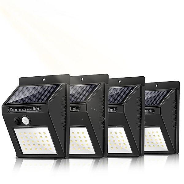 WILGOON LED Solarleuchte 4er LED Solarleuchte günstig online kaufen