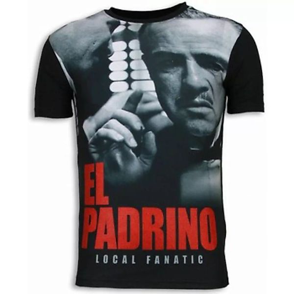 Local Fanatic  T-Shirt El Padrino Face Strass günstig online kaufen