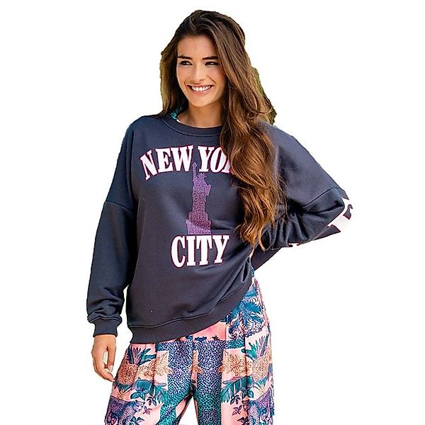 Miss Goodlife Sweatshirt Miss Goodlife Swaetshirt MG11634-NYC-anthracite günstig online kaufen