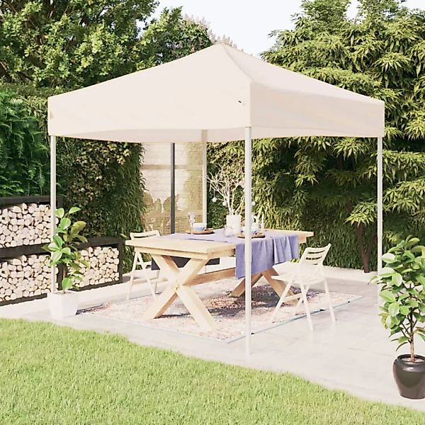 Vidaxl Partyzelt Faltbar Creme 2x2 M günstig online kaufen
